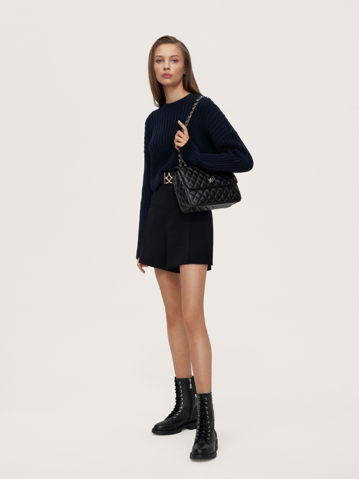 Ocieplane trzewiki damskie z wysoką cholewką