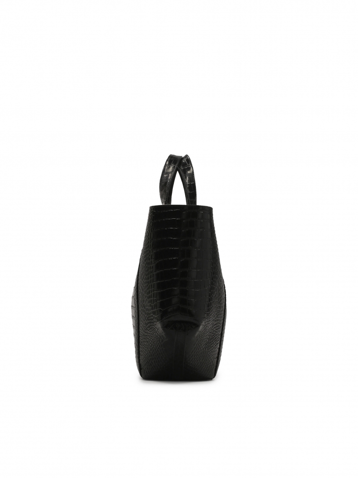 Duża skórzana torebka tote bag