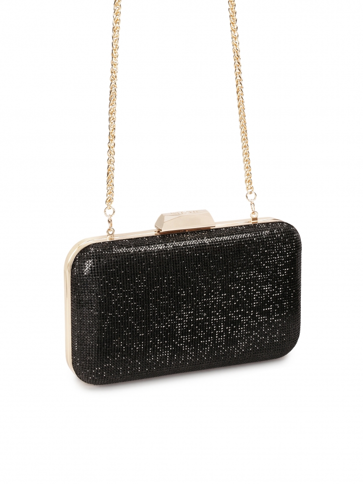 Mała błyszcząca torebka wieczorowa