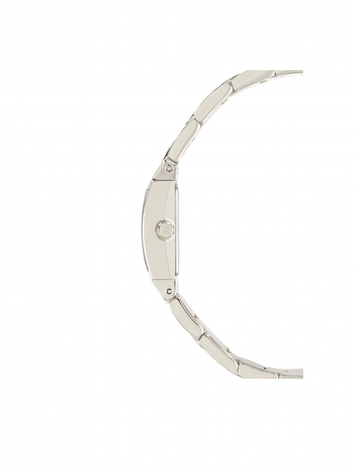 Kobiecy zegarek na bransolecie zdobionej yształkami