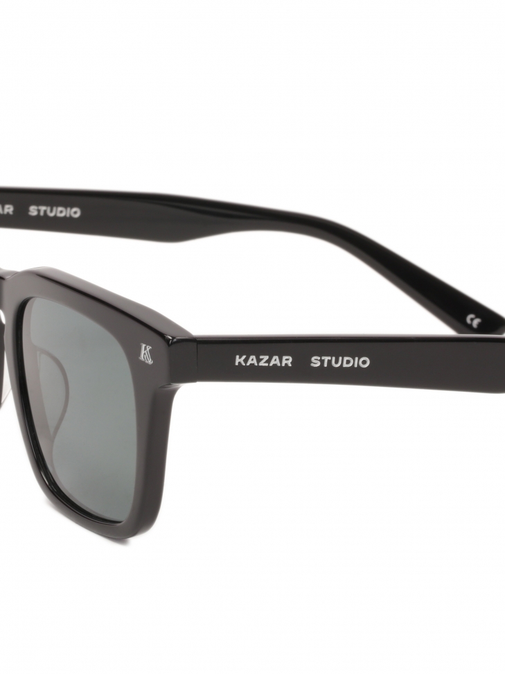 Czarne klasyczne męskie okulary z polaryzacją