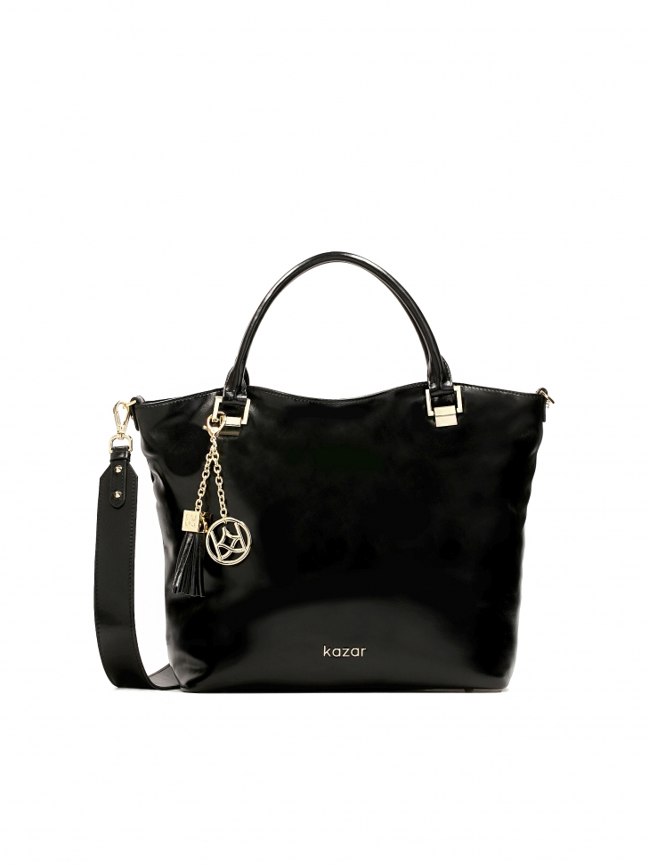 Duża torebka skórzana casual