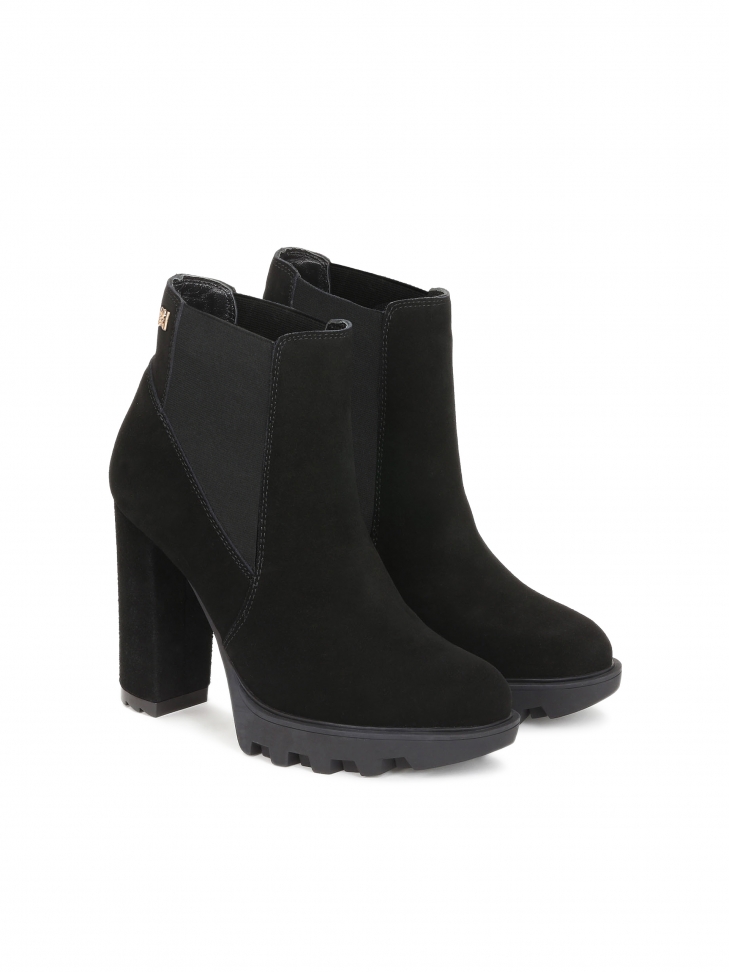 Czarne botki damskie