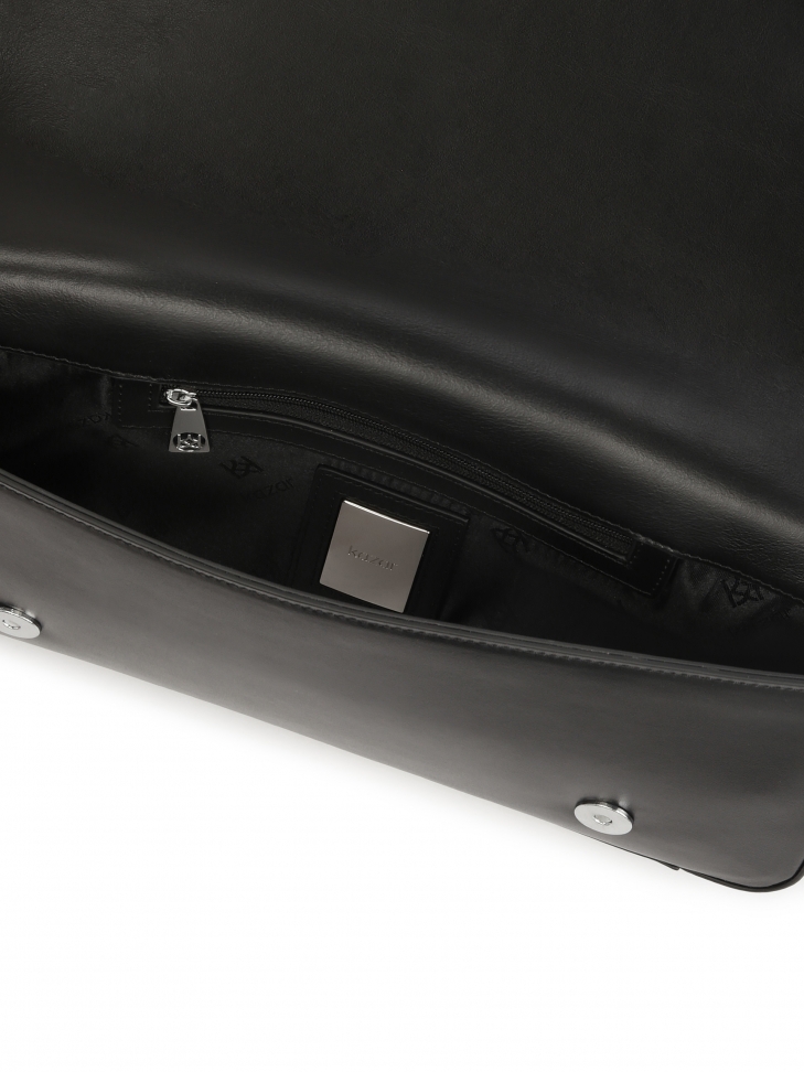 Podłużna sztywna torebka z dwoma paskami