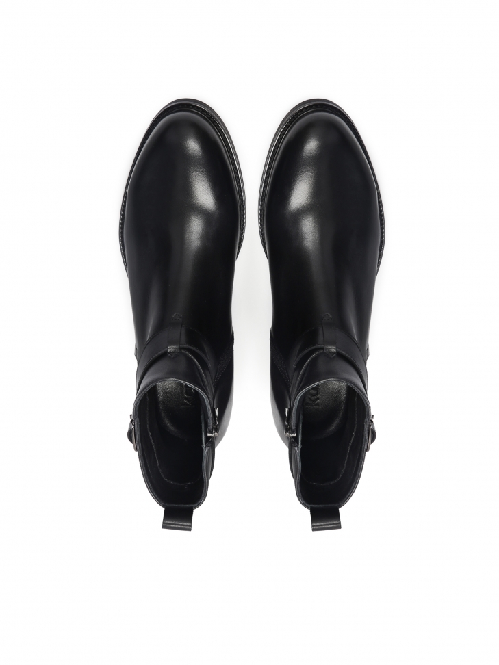 Stylowe męskie trzewiki z naturalnej skóry