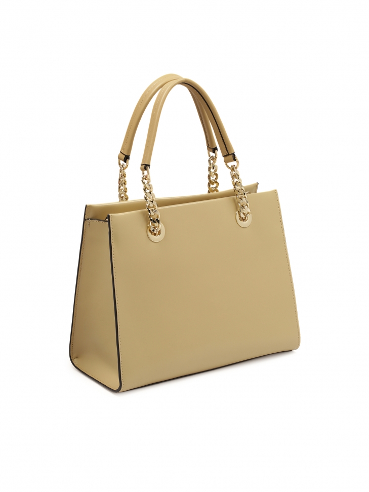 Elegancka torebka z długimi uchwytami na ramię