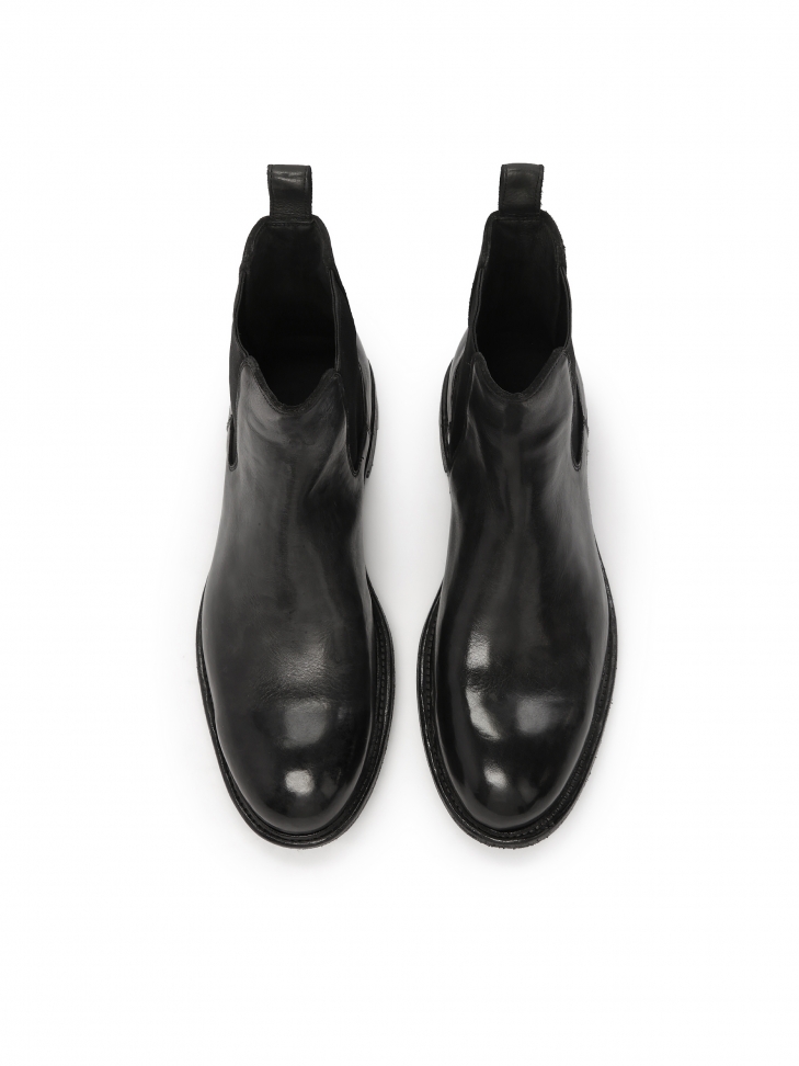 Czarne sztyblety skórzane Limited Edition