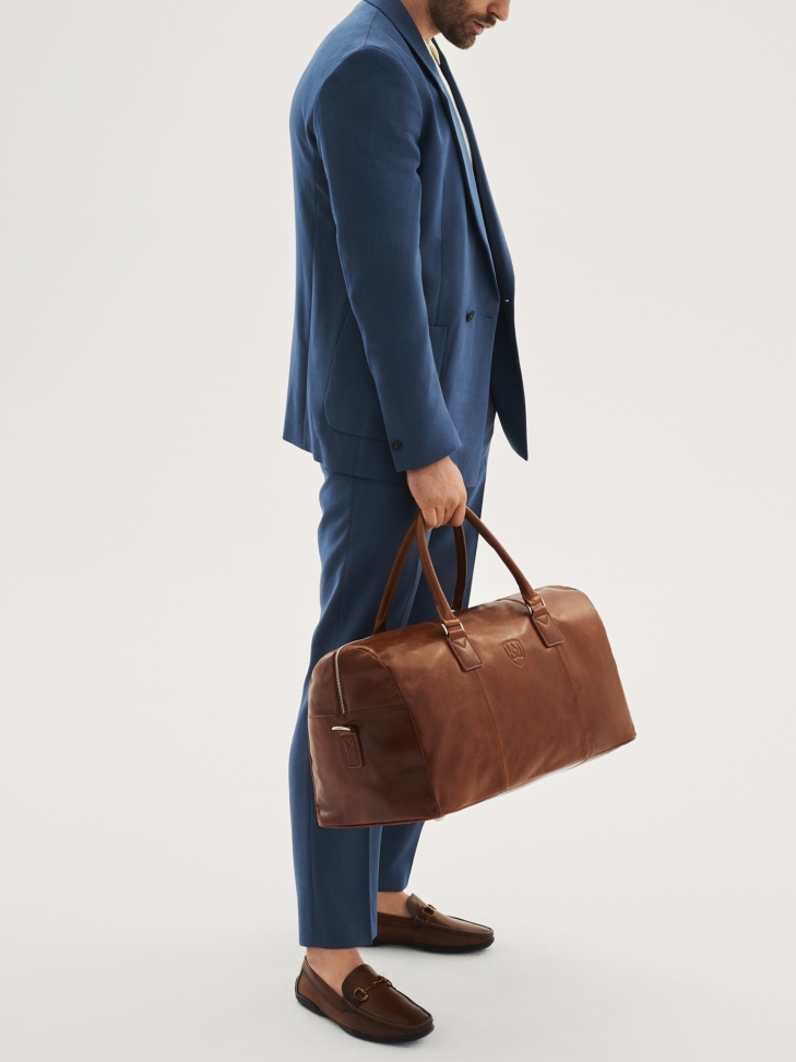 Brązowe mokasyny męskie