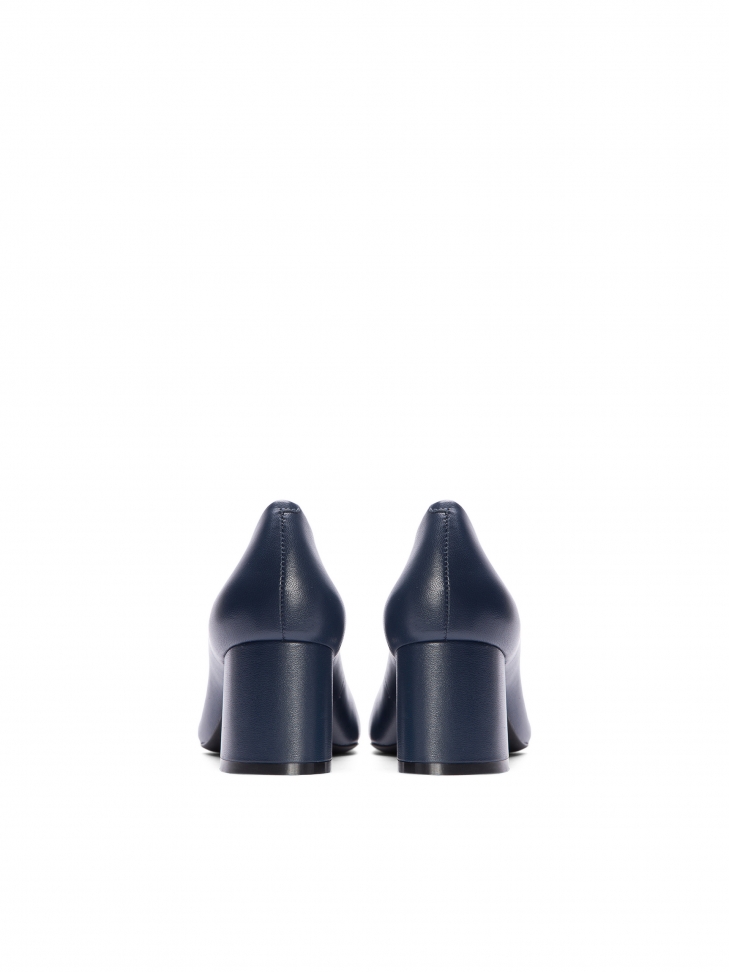 Granatowe czółenka damskie