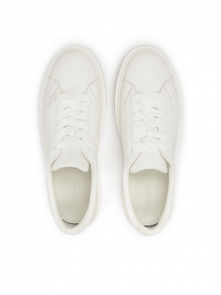 Skórzane męskie sneakersy