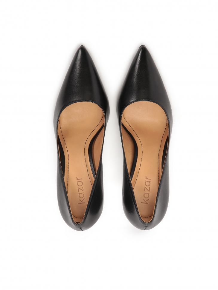 Czarne klasyczne czółenka na szpilce