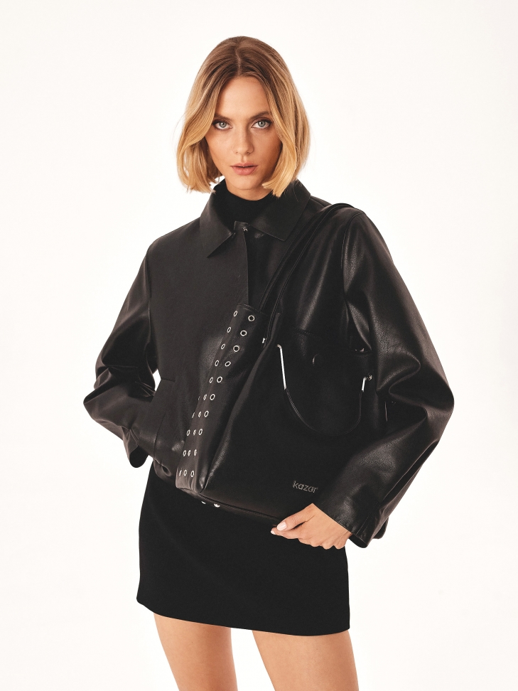 Duża torebka z podwójnymi uchwytami