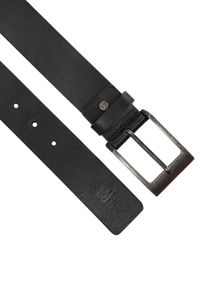 Czarny pasek męski