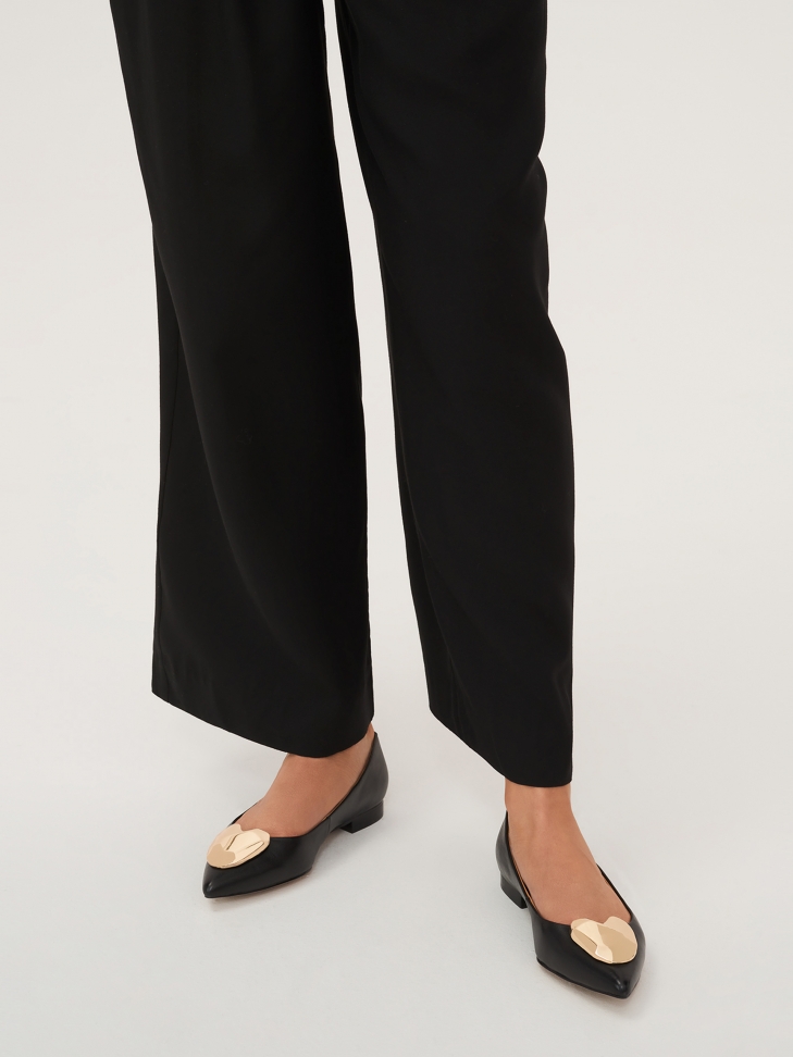 Czarne czółenka damskie