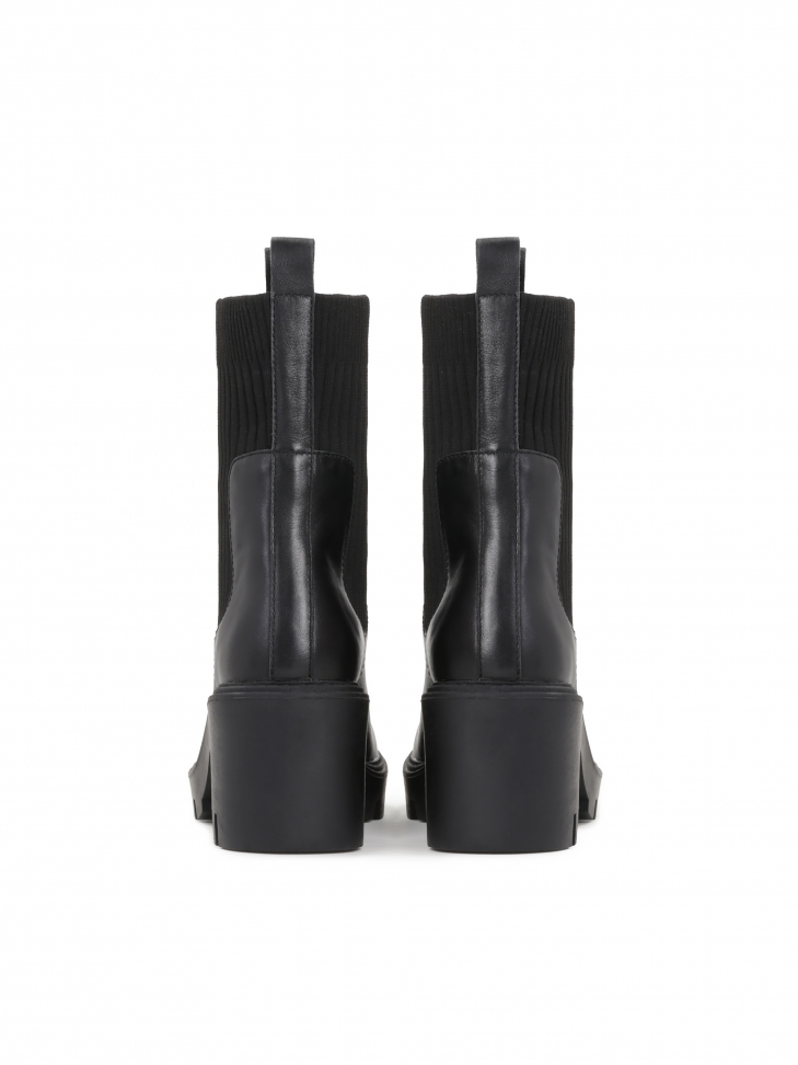 Czarne botki damskie