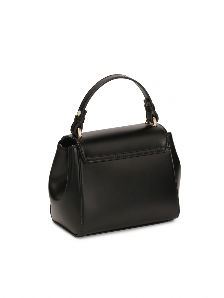 Torebka kuferek z rączką i paskiem