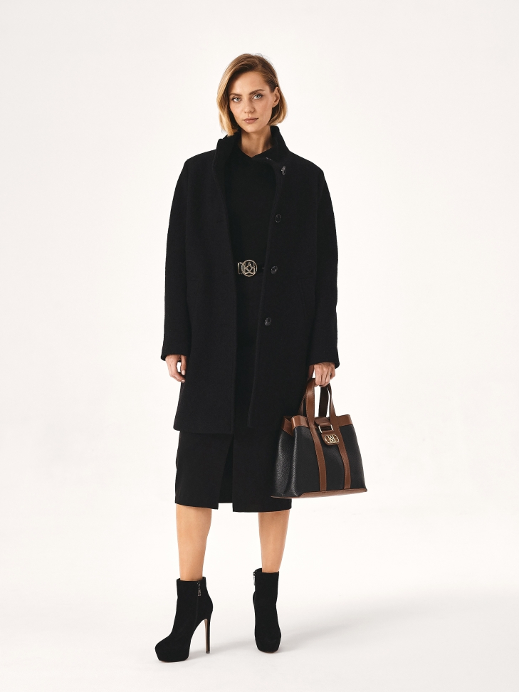 Zamszowe botki na obcasie i platformie