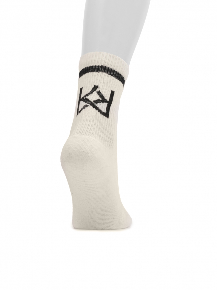 Bawełniane skarpety z podwójną podeszwą