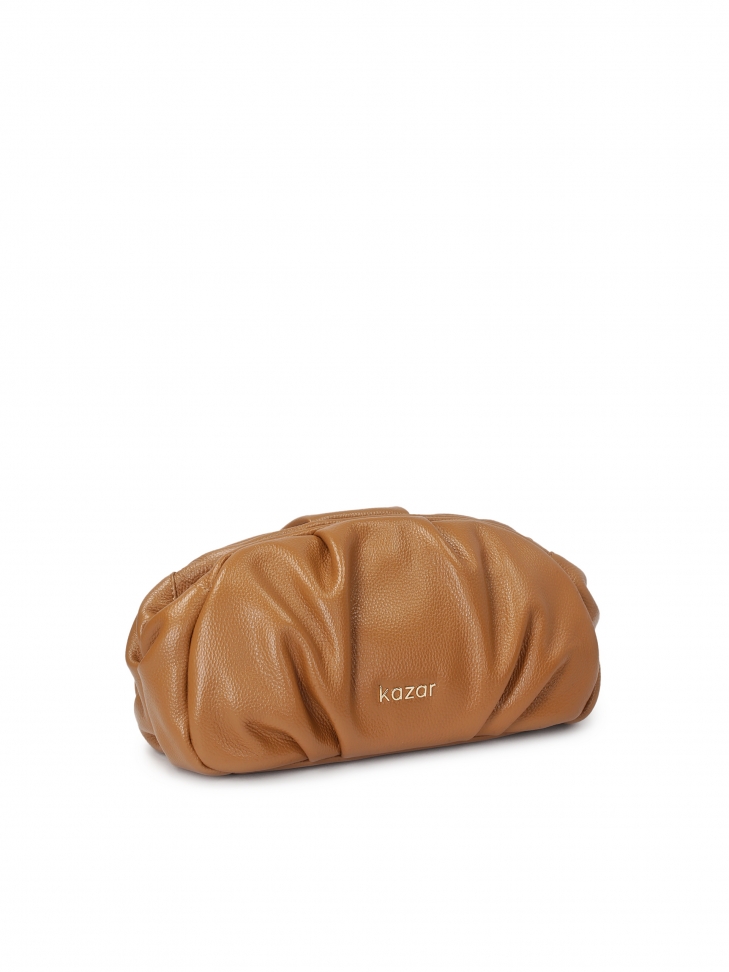 Skórzana pouch bag w kształcie chmurki