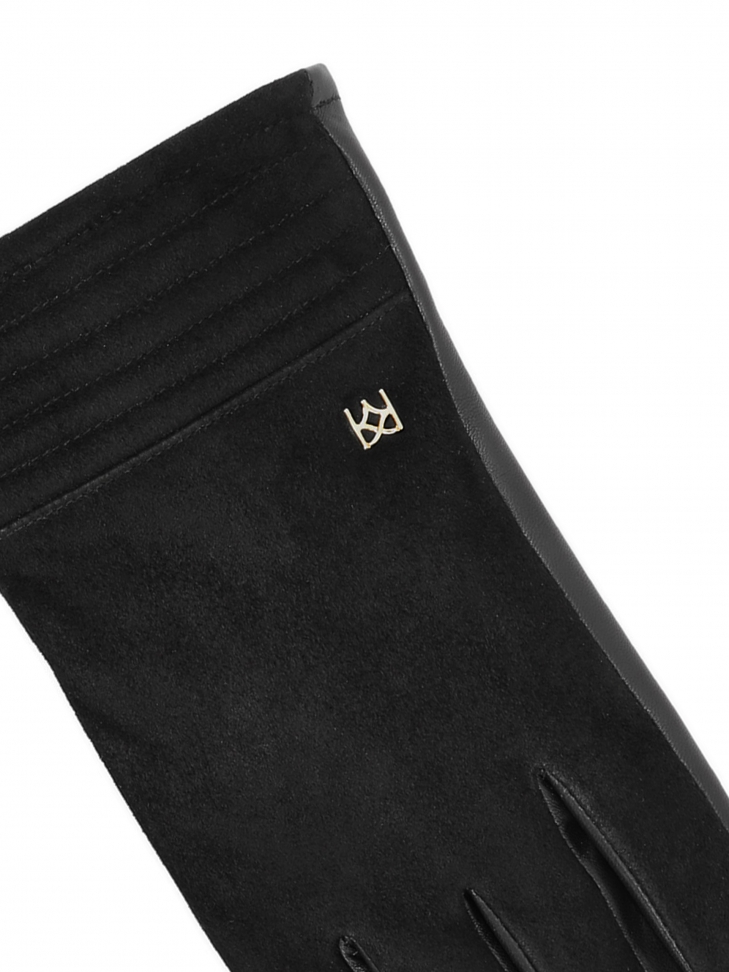 Czarne rękawiczki damskie