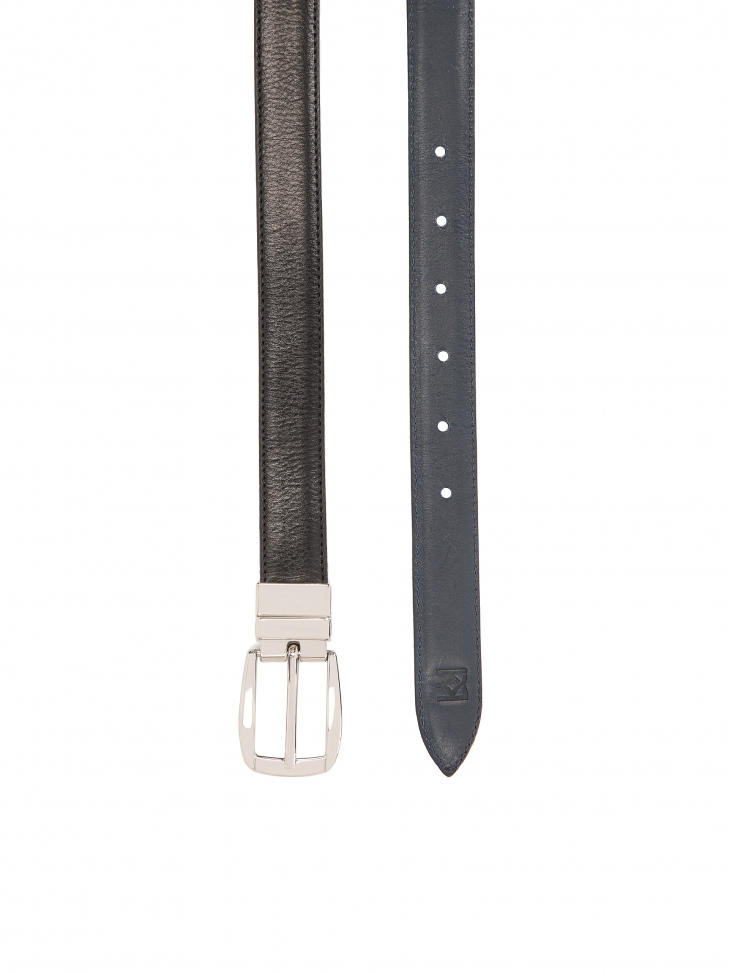 Dwustronny skórzany pasek damski