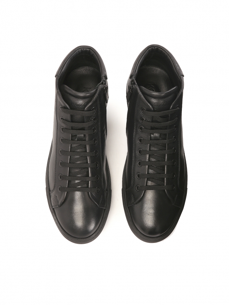 Minimalistyczne sneakersy męskie z cholewką za kostkę