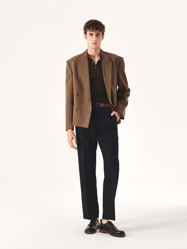 Brązowo-czarny pasek dwustronny