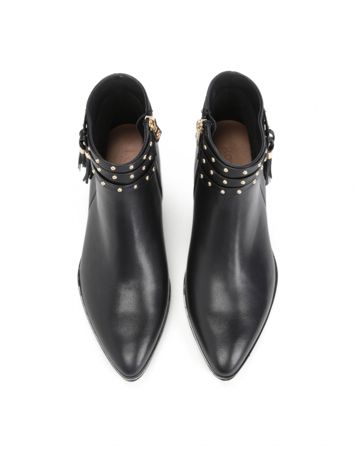 Czarne botki damskie