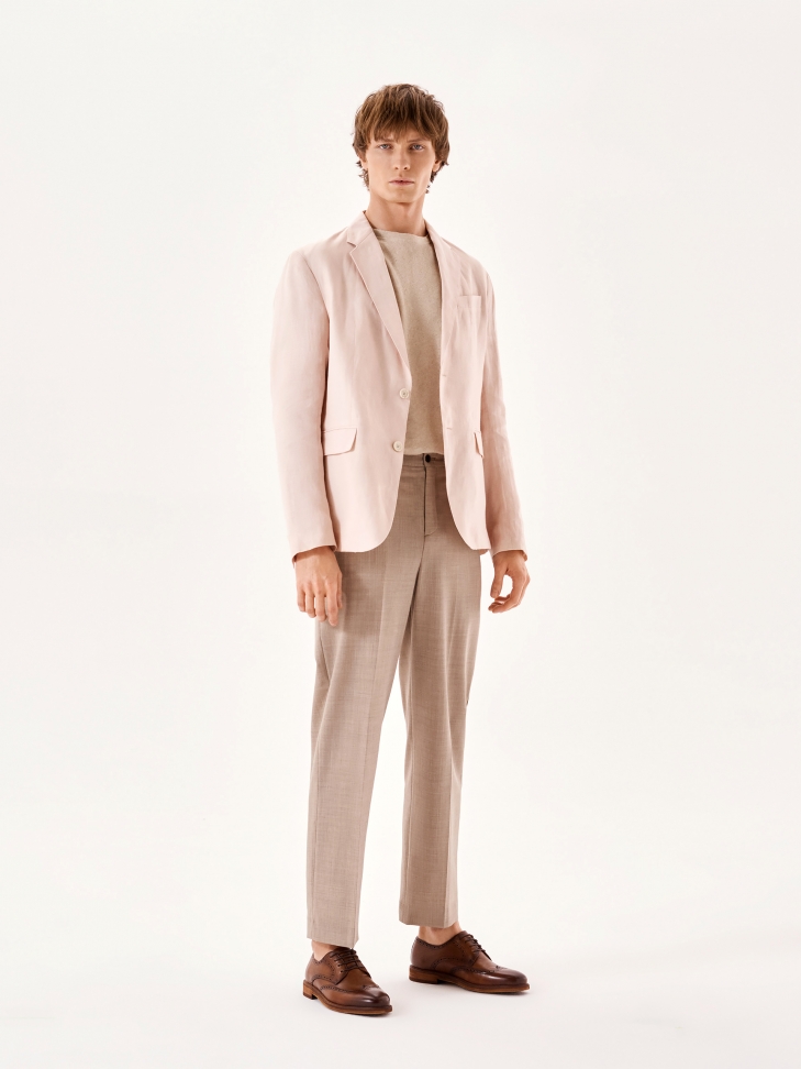 Skórzane półbuty wizytowe Brogsy