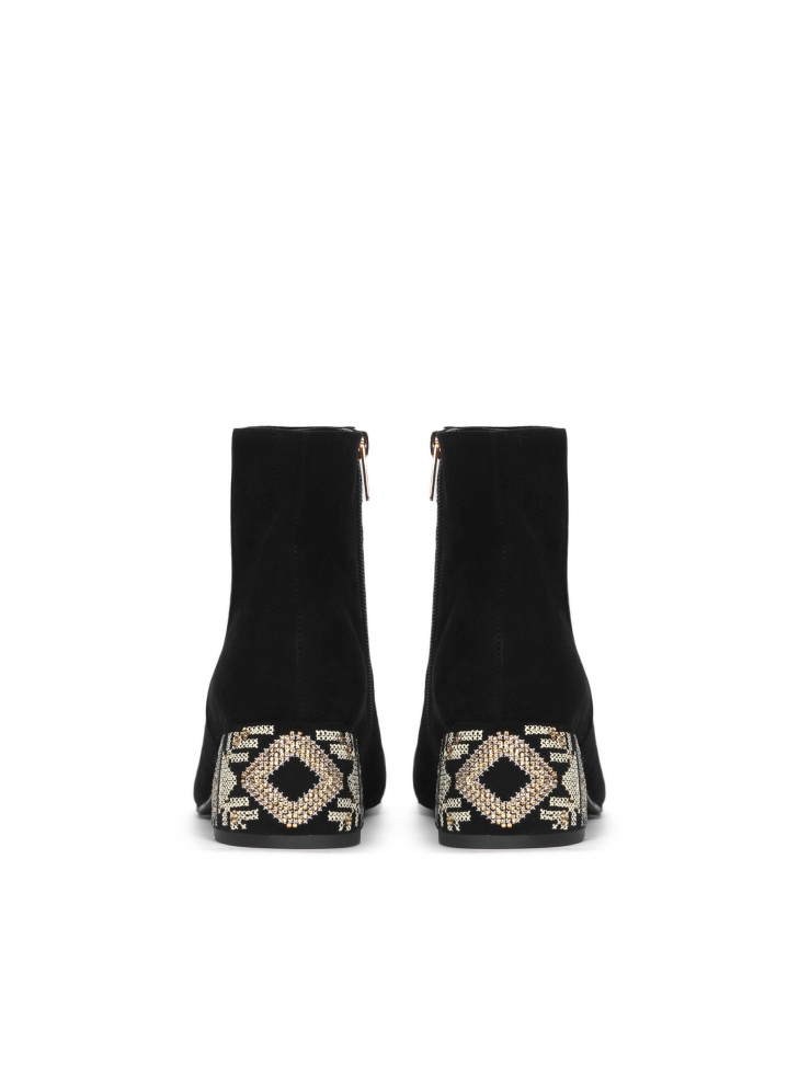 Czarne botki damskie