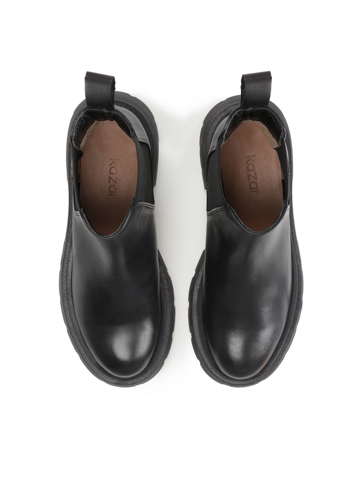 Czarne trzewiki damskie