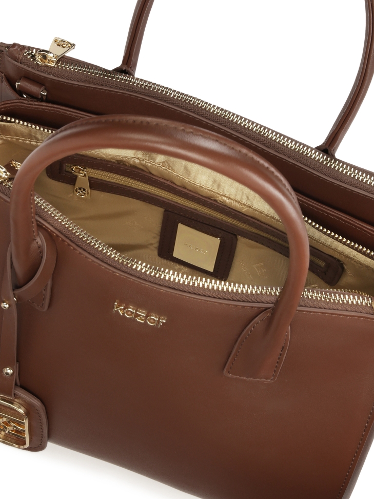 Stylowa skórzana torebka w stylu minimal