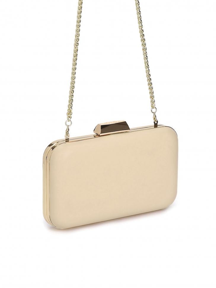 Kremowa kopertówka damska