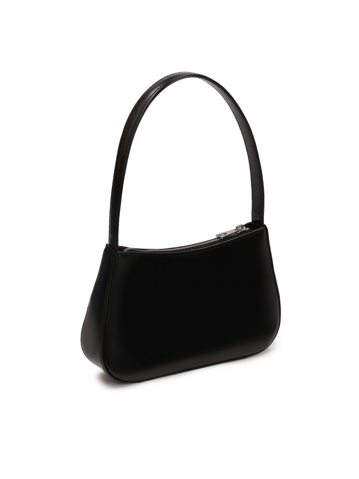 Wieczorowa skórzana torebka z yształkami