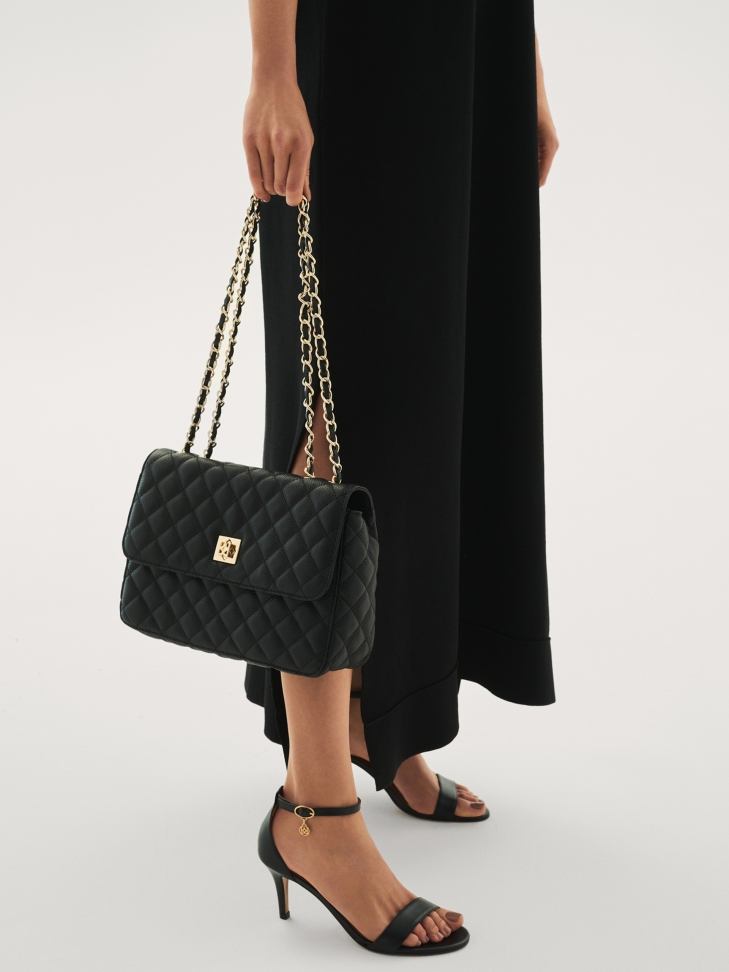 Czarne sandały damskie