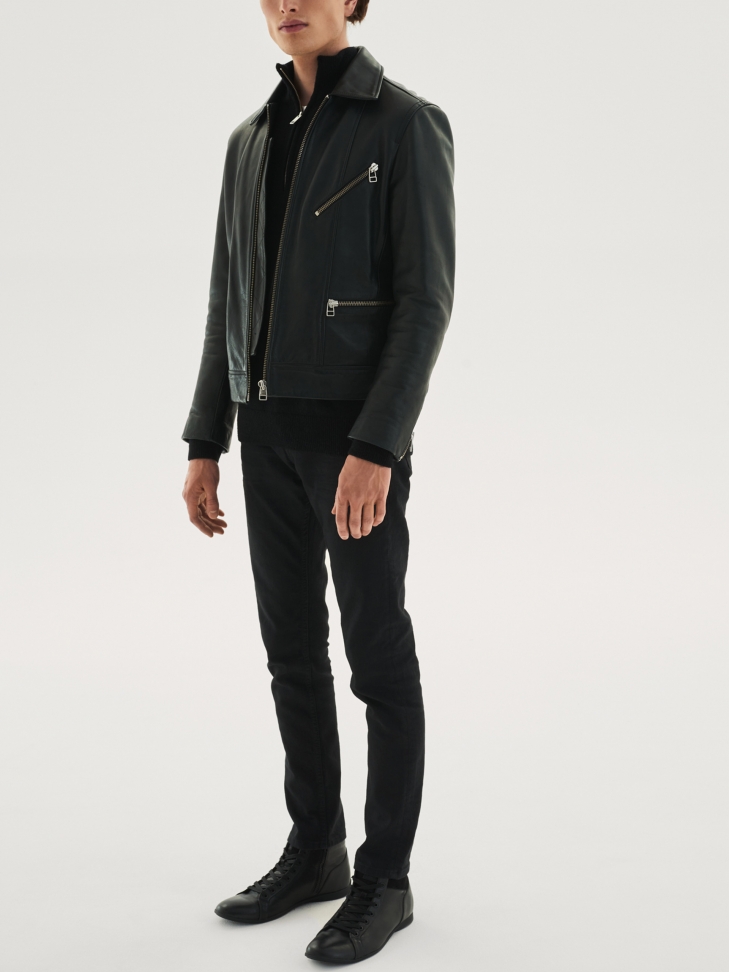 Czarne trzewiki męskie