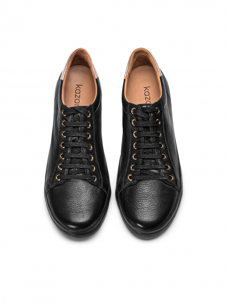 Czarne sneakersy damskie