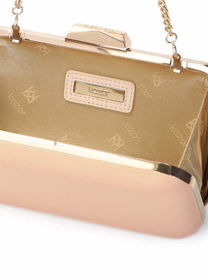 Beżowa kopertówka damska