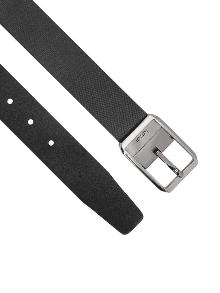 Czarny dwustronny pasek