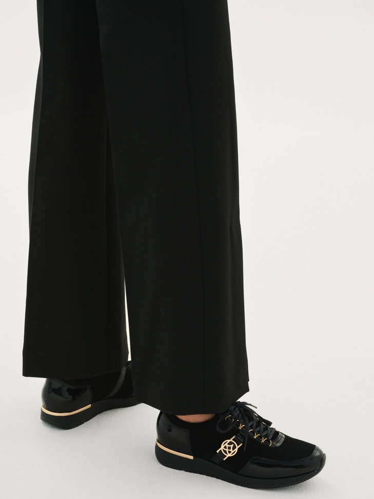 Czarne sneakersy damskie