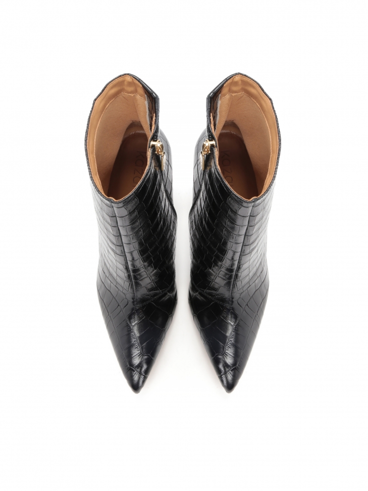 Czarne botki damskie