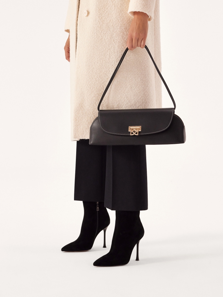 Zamszowe botki za kostkę