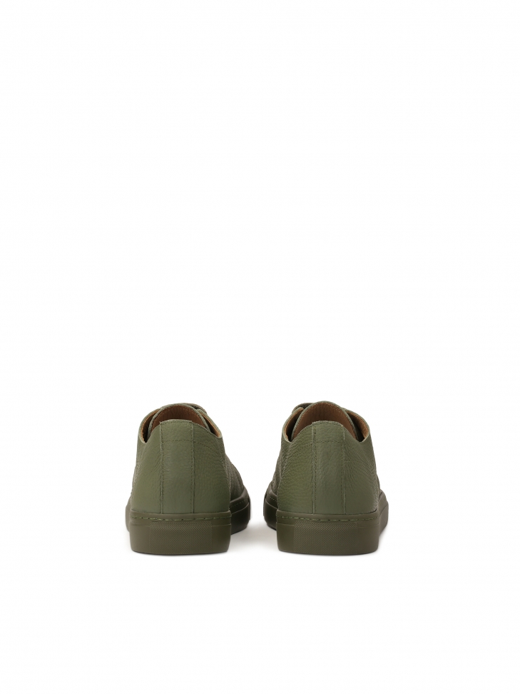 Sznurowane sneakersy z naturalnej skóry