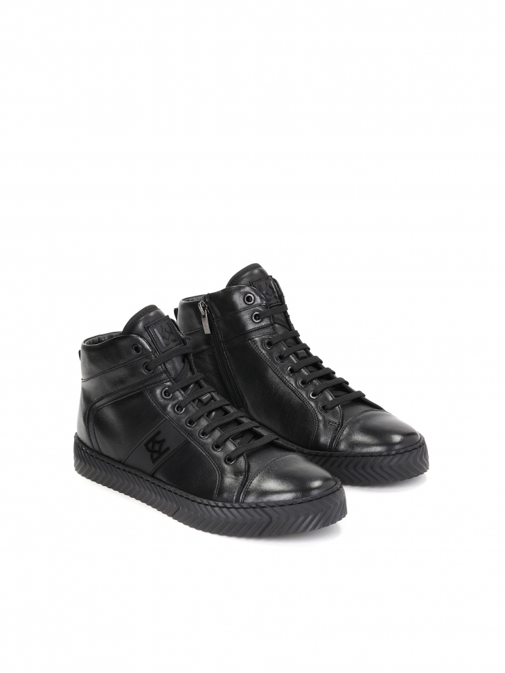 Czarne sneakersy męskie