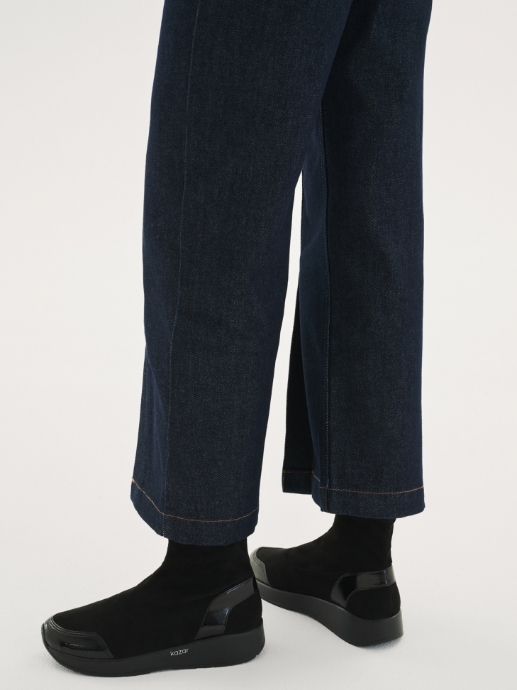 Czarne sneakersy damskie