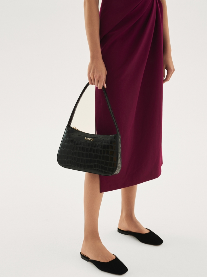 Czarne klapki damskie