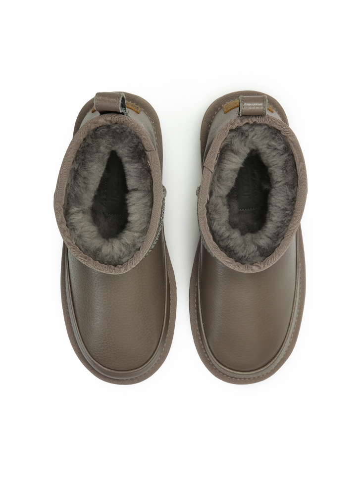 Damskie śniegowce na grubszej podeszwie