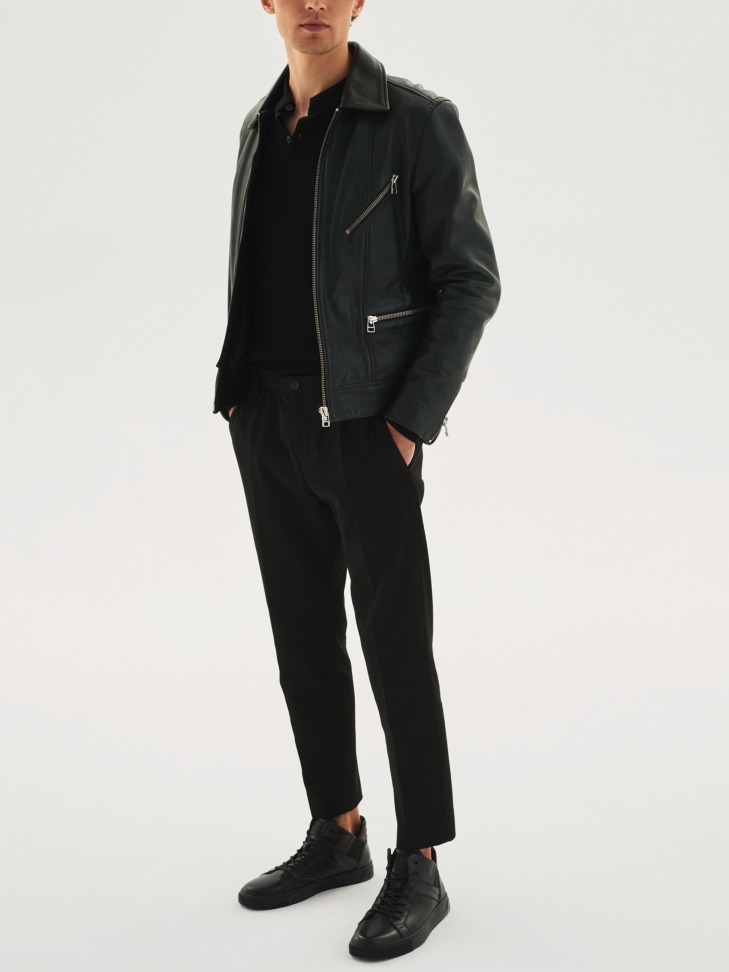 Czarne sneakersy męskie