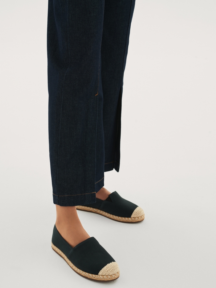 Czarne półbuty damskie