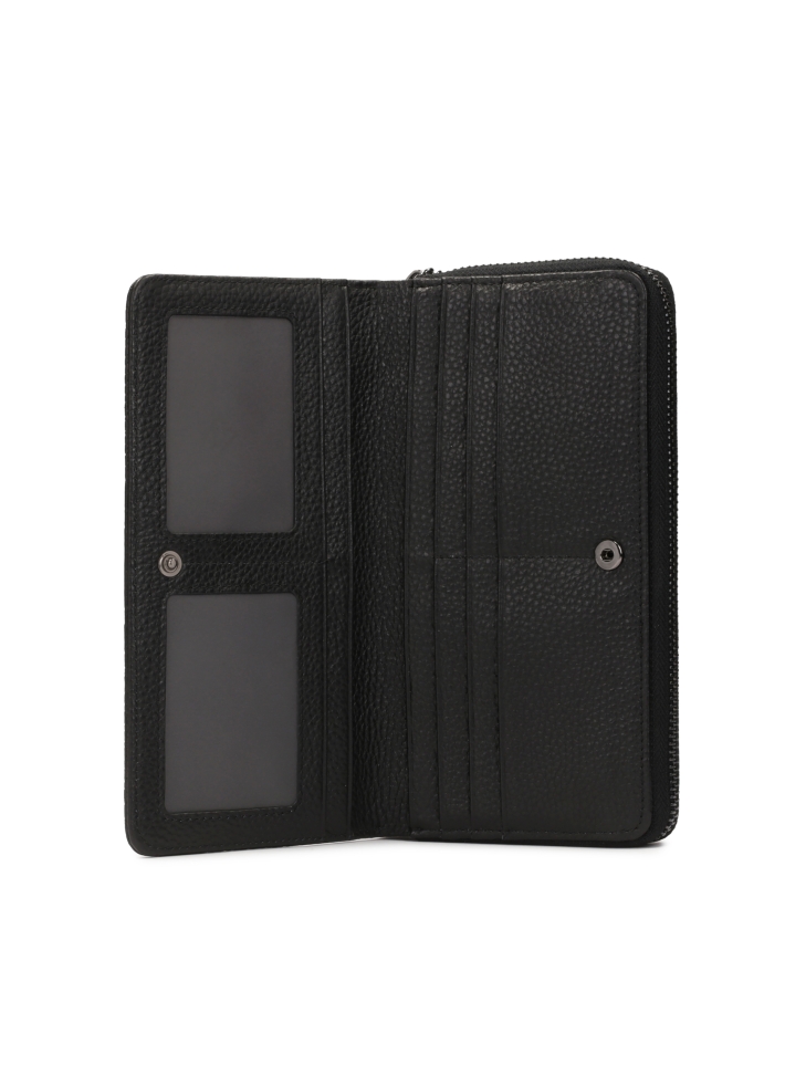 Damski portfel z tłoczonej skóry